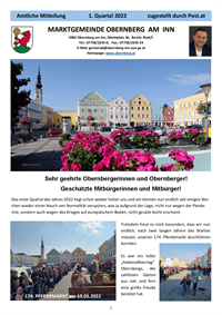 Gemeindezeitung 1. Quartal 2022